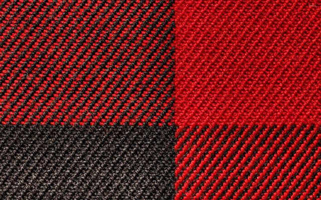 Red black checkered fabric macro free wallpaper - medium preview image
