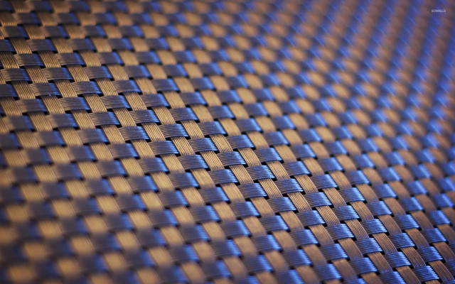 Blue brown woven material closeup free wallpaper - medium preview image