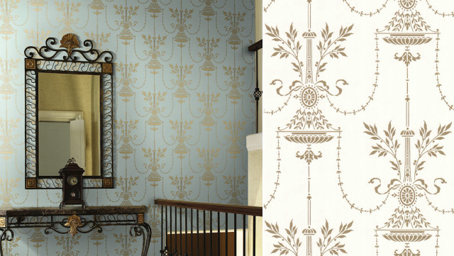 Mirror wallpaper room railing mirror free wallpaper - medium preview image