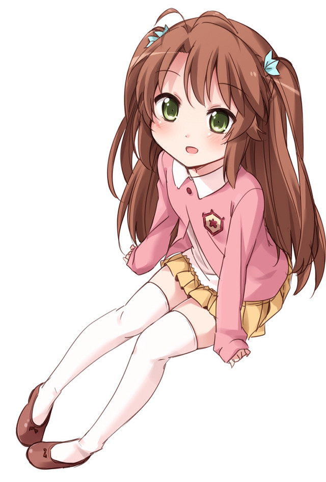 Girl sitting ground legs crossed free wallpaper - medium preview image