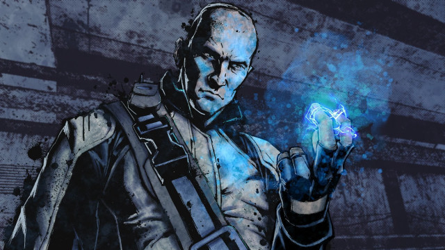 Man holding glowing ball leather free wallpaper - medium preview image