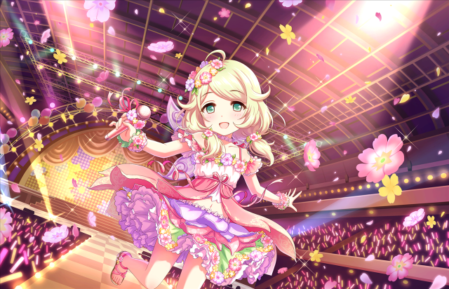 Girl dress dancing stage flowers free wallpaper - medium preview image