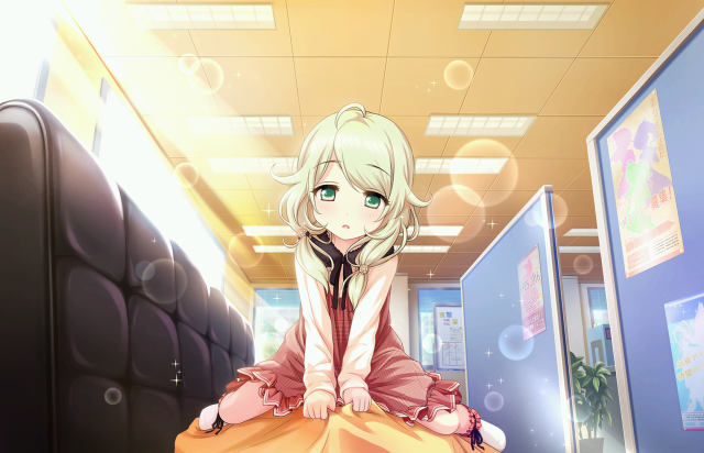 Woman sitting suitcase hallway suitcase free wallpaper - medium preview image