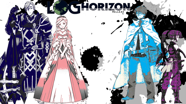 Anime characters group colorful costumes free wallpaper - medium preview image