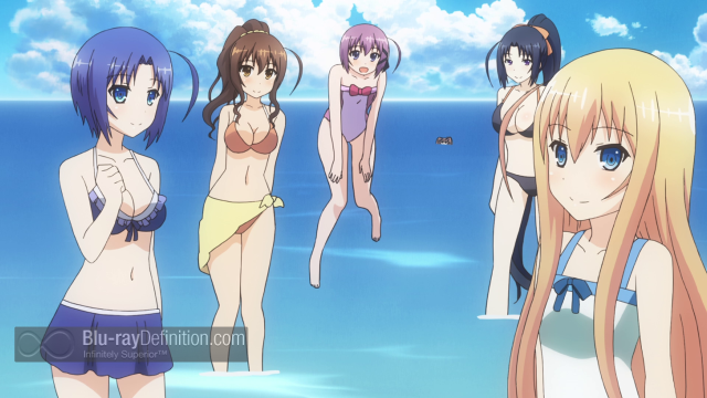 Women beach ocean clouds group free wallpaper - medium preview image
