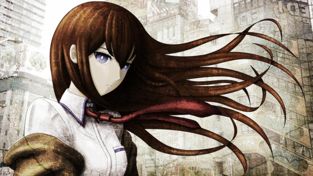 Girl long hair scarf cityscape free wallpaper - medium preview image