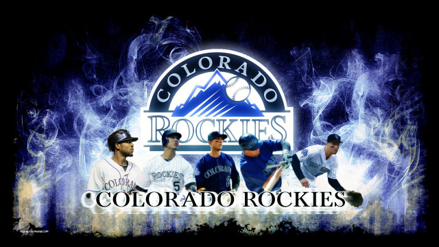 Men standing colorado rockies smoke free wallpaper - medium preview image