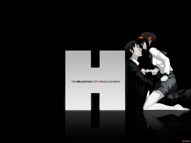 Couple people dark letter h free wallpaper - medium preview image