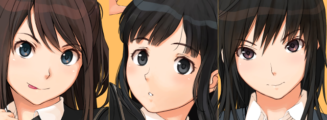 Girl black jacket long hair free wallpaper - medium preview image