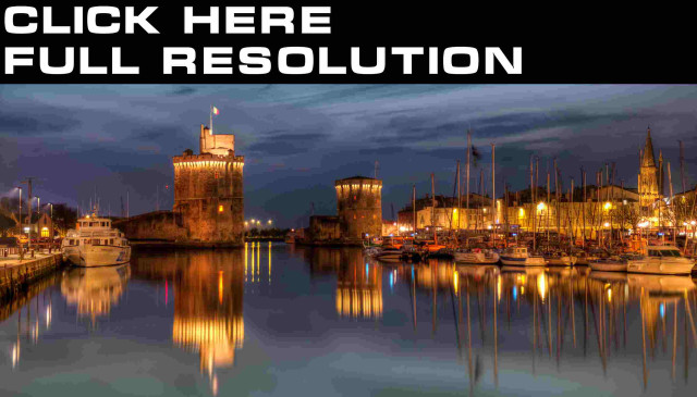 Harbor boats buildings click here free wallpaper - medium preview image