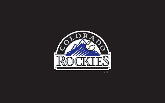 Colorado rockies baseball logo black free wallpaper - medium preview image