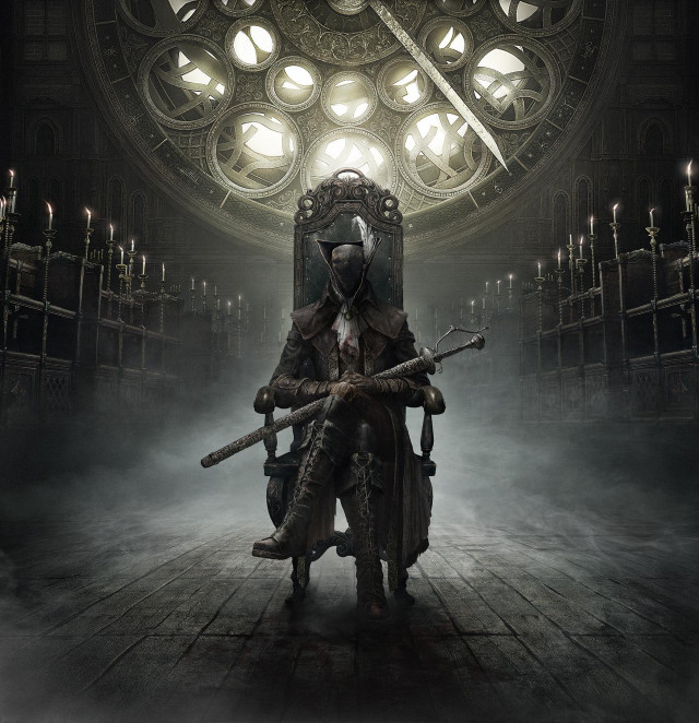 Man throne dark room clock free wallpaper - medium preview image