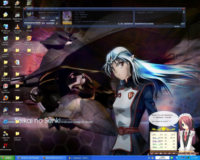 Anime cartoon desktop computer screen free wallpaper - medium preview image