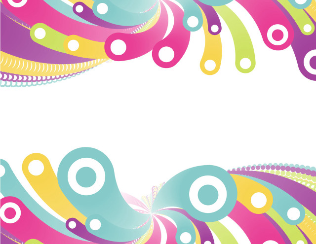 Colorful background white space swirl free wallpaper - medium preview image