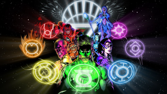Glowing people dark room neon free wallpaper - medium preview image
