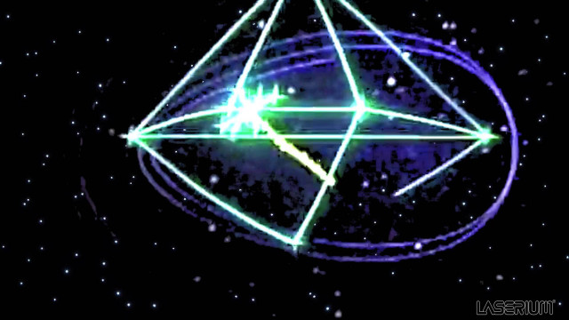 Blue green starry sky light free wallpaper - medium preview image
