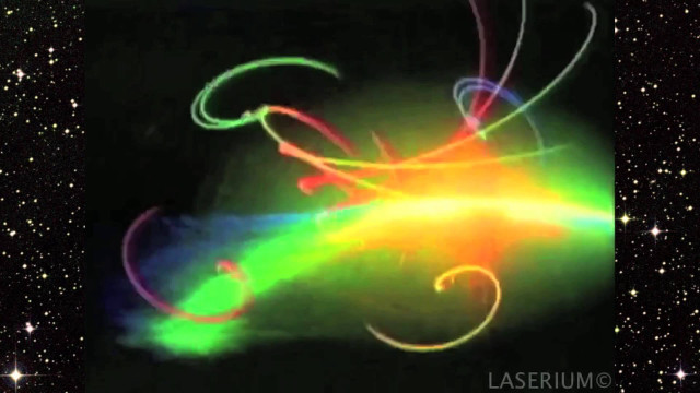 Colorful swirl light dark sky free wallpaper - medium preview image