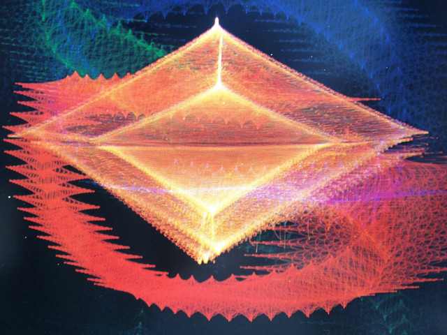 Colorful diamond black background red free wallpaper - medium preview image