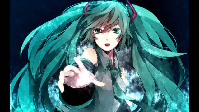 Girl long hair pointing demon free wallpaper - medium preview image