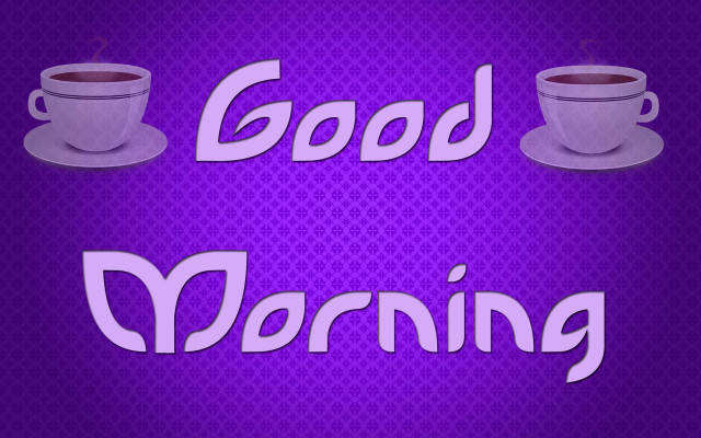 Purple background coffee cups good free wallpaper - medium preview image