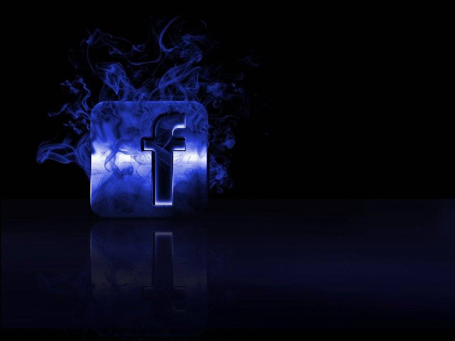 Blue fire letter reflection dark free wallpaper - medium preview image