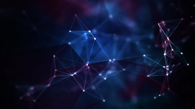 Dark background lines dots pattern free wallpaper - medium preview image
