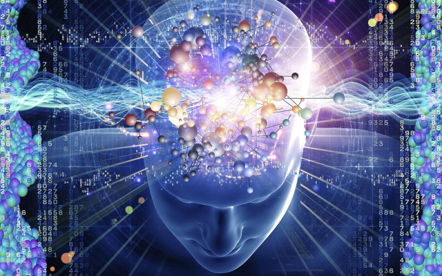 Human head balls brain numbers free wallpaper - medium preview image
