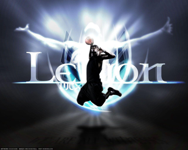 Basketball player jumping air ball #6 free wallpaper - medium preview image
