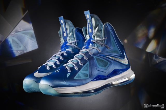 Blue white sneakers black background #2 free wallpaper - medium preview image