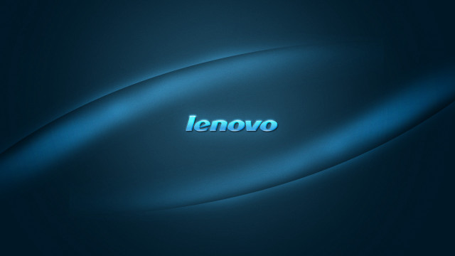 Blue background lenovo curved background free wallpaper - medium preview image