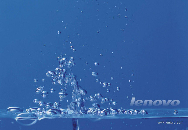 Blue background water bubbles white free wallpaper - medium preview image