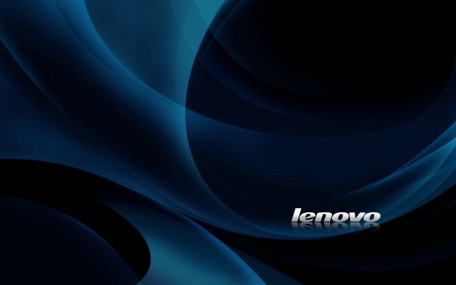 Black blue white lenovo side free wallpaper - medium preview image