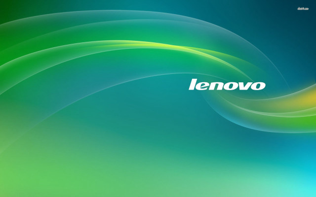 Green blue background lenovo logo free wallpaper - medium preview image
