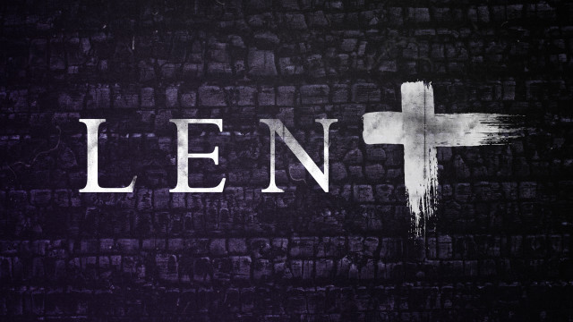 Cross black background lent white free wallpaper - medium preview image