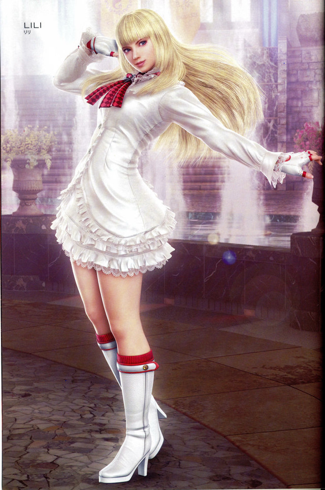 Alice prin white dress boots free wallpaper - medium preview image