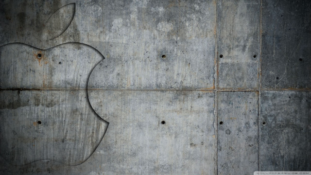 Metal apple logo wall rivets free wallpaper - medium preview image