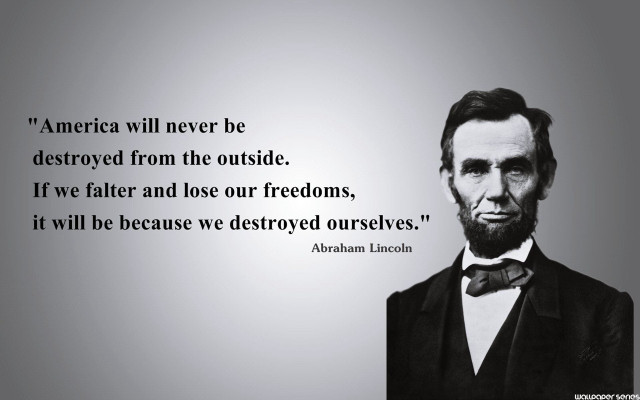 Abraham lincoln quote president united free wallpaper - medium preview image
