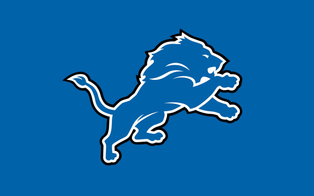 Blue detroit lions logo background free wallpaper - medium preview image