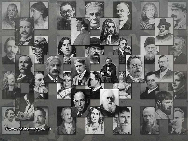 Group portraits men women collage free wallpaper - medium preview image