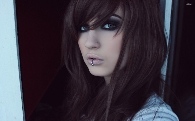 Woman nose piercing nose ring free wallpaper - medium preview image