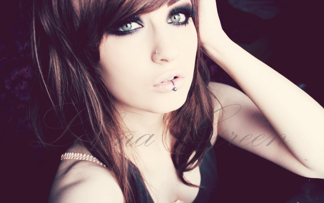 Woman cigarette hand head gothic free wallpaper - medium preview image
