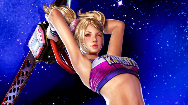 Woman bikini ski pole blue free wallpaper - medium preview image