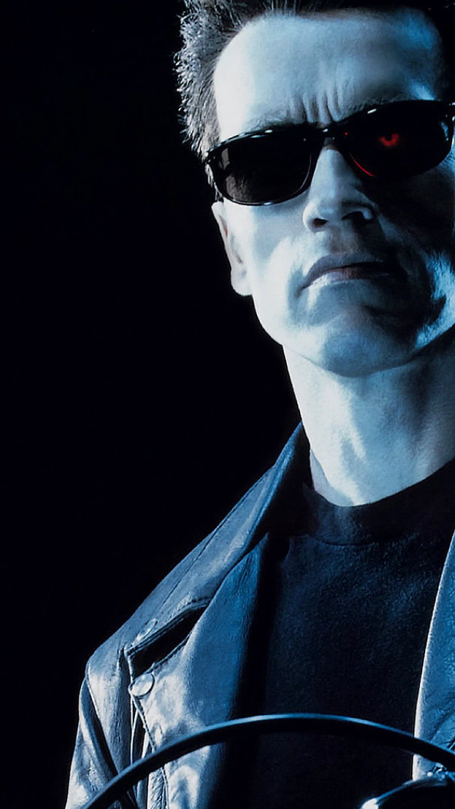 Man leather jacket sunglasses steering free wallpaper - medium preview image