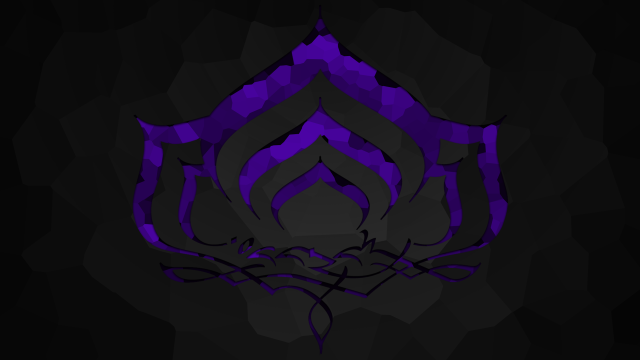 Purple flower black background stylized free wallpaper - medium preview image