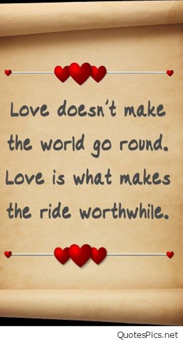 Love quote hearts message world free wallpaper - medium preview image