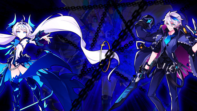 Anime characters swords armor dark free wallpaper - medium preview image