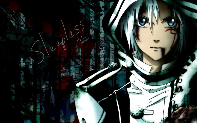 Anime hoodie cat blood gothic free wallpaper - medium preview image
