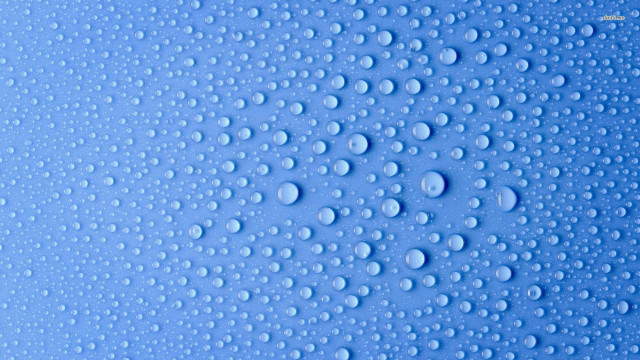 Blue background water drops white free wallpaper - medium preview image