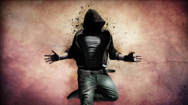 Man hooded jacket green pants #2 free wallpaper - medium preview image
