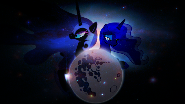 Blue white pony cartoon nose free wallpaper - medium preview image